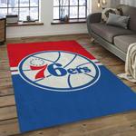 nba philadelphia 76ers basketball legend team logo rectangle area dark room p7644