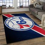 nba philadelphia 76ers basketball legend team logo rectangle area dark room p7650
