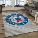 nba philadelphia 76ers basketball legend team logo rectangle area dark room p7651