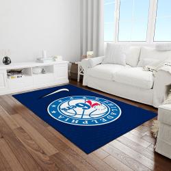 nba philadelphia 76ers basketball legend team logo rectangle area light room p7643