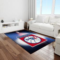 nba philadelphia 76ers basketball legend team logo rectangle area light room p7649