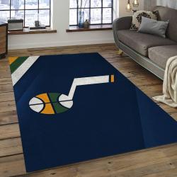 NBA Utah Jazz Rectangle Rug Personalized Non-Slip Carpet Gift For Basketball Fans UJ06