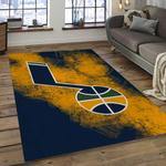 nba utah jazz basketball legend team logo rectangle area dark room uj11