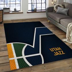 NBA Utah Jazz Rectangle Rug Personalized Non-Slip Carpet Gift For Basketball Fans UJ14