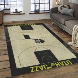NBA Utah Jazz Rectangle Rug Personalized Non-Slip Carpet Gift For Basketball Fans UJ16