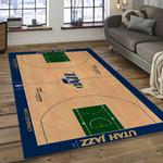 nba utah jazz basketball legend team logo rectangle area dark room uj18