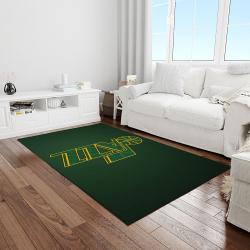 nba utah jazz basketball legend team logo rectangle area light room uj09