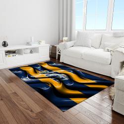 nba utah jazz basketball legend team logo rectangle area light room uj13