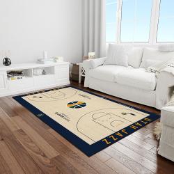 nba utah jazz basketball legend team logo rectangle area light room uj17