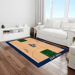 nba utah jazz basketball legend team logo rectangle area light room uj18