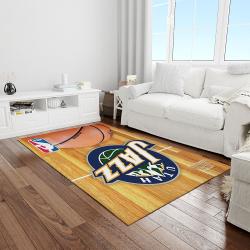 nba utah jazz basketball legend team logo rectangle area light room uj19