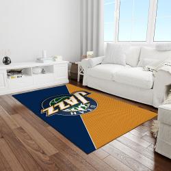 nba utah jazz basketball legend team logo rectangle area light room uj20