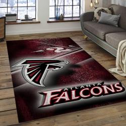 NFL Atlanta Falcons Area Rug Non-Slip Football Carpet Home Decor Gift Idea For Fans AF03
