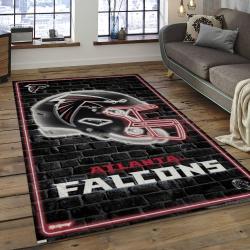 NFL Atlanta Falcons Area Rug Non-Slip Football Carpet Home Decor Gift Idea For Fans AF16