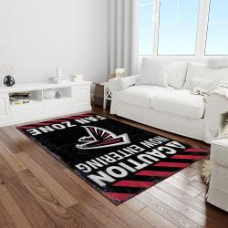 nfl atlanta falcons football team logo rectangle area rug light room af10