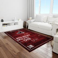 nfl atlanta falcons football team logo rectangle area rug light room af12