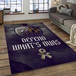 nfl baltimore ravens arena football team logo rectangle area rug dark room brv32