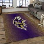 nfl baltimore ravens brillant football team logo rectangle area rug dark room brv36