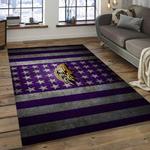 nfl baltimore ravens fearless football team logo rectangle area rug dark room brv02