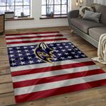 nfl baltimore ravens kingdom football team logo rectangle ares rug dark room brv30