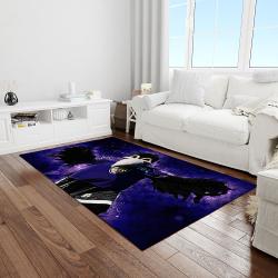 nfl baltimore ravens majestic football team logo rectangle area rug light room brv07