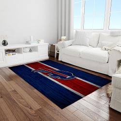 nfl buffalo bills clear football team logo rectangle area rug light room bb18