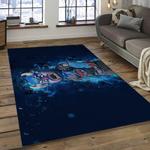 nfl buffalo bills empowering football team logo rectangle area rug dark room bb09