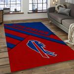 nfl buffalo bills everlasting football team logo rectangle area rug dark room bb15