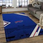 nfl buffalo bills fearless football team logo rectangle area rug dark room bb28