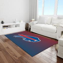 nfl buffalo bills gradient football team logo rectangle area rug light room bb17