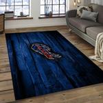 nfl buffalo bills nostalgic football team logo rectangle area rug dark room bb19