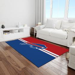 nfl buffalo bills regal football team logo rectangle area rug light room bb03