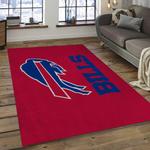 nfl buffalo bills spirited football team logo rectangle area rug dark room bb05
