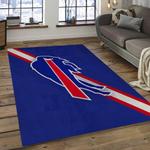 nfl buffalo bills standout football team logo rectangle area rug dark room bb06