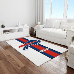 nfl buffalo bills unforgettable football team logo rectangle area rug light room bb25
