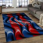 nfl buffalo bills vibrant football team logo rectangle area rug dark room bb11