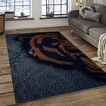 nfl chicago bears football team logo rectangle area rug dark room cgb02