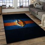 nfl chicago bears football team logo rectangle area rug dark room cgb04