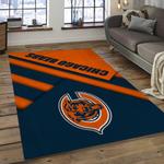 nfl chicago bears football team logo rectangle area rug dark room cgb10