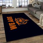 nfl chicago bears football team logo rectangle area rug dark room cgb45