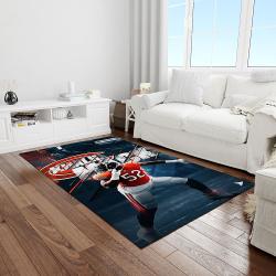 nfl chicago bears football team logo rectangle area rug light room cgb42