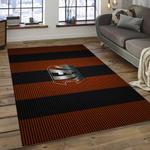 nfl cincinnati bengals football team logo rectangle ares rug dark room ccb06