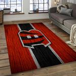 nfl cincinnati bengals football team logo rectangle ares rug dark room ccb13