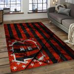 nfl cincinnati bengals football team logo rectangle ares rug dark room ccb16
