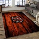 nfl cincinnati bengals football team logo rectangle ares rug dark room ccb19