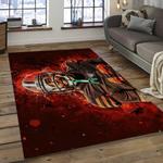 nfl cleveland browns football team logo rectangle area rug dark room clb03