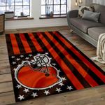 nfl cleveland browns football team logo rectangle area rug dark room clb09