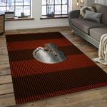 nfl cleveland browns football team logo rectangle area rug dark room clb14