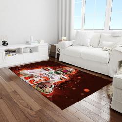 nfl cleveland browns football team logo rectangle area rug light room clb15