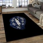 nfl dallas cowboys football team logo rectangle area rug dark room dcb39